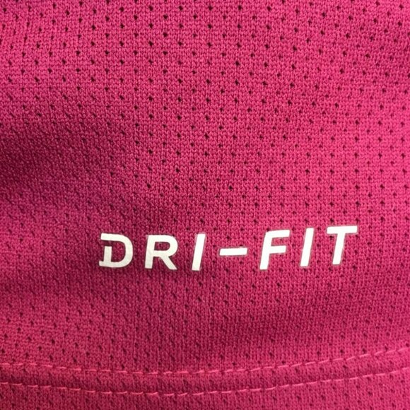 Nike Mens XXL Dri-Fit Running Shirt Magenta Polyester Lightweight Activewear - Picture 7 of 11